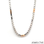 Load image into Gallery viewer, Men of Platinum | 3.5mm Platinum Rose Gold Heavy Chain for Men JL PT CH 1331
