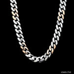 Load image into Gallery viewer, Men of Platinum | 8.5mm Double Side Matte &amp; Hi-Polish Rose Gold Heavy Chain for Men JL PT CH 1332
