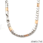 Load image into Gallery viewer, Men of Platinum | 6.25mm Matte &amp; Hi-Polish Rose Gold Heavy Chain for Men JL PT CH 1333
