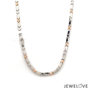 Men of Platinum | 3.5mm Hi-Polish Rose Gold Heavy Chain for Men JL PT CH 1334