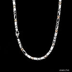 Load image into Gallery viewer, Men of Platinum | 3.5mm Hi-Polish Rose Gold Heavy Chain for Men JL PT CH 1334
