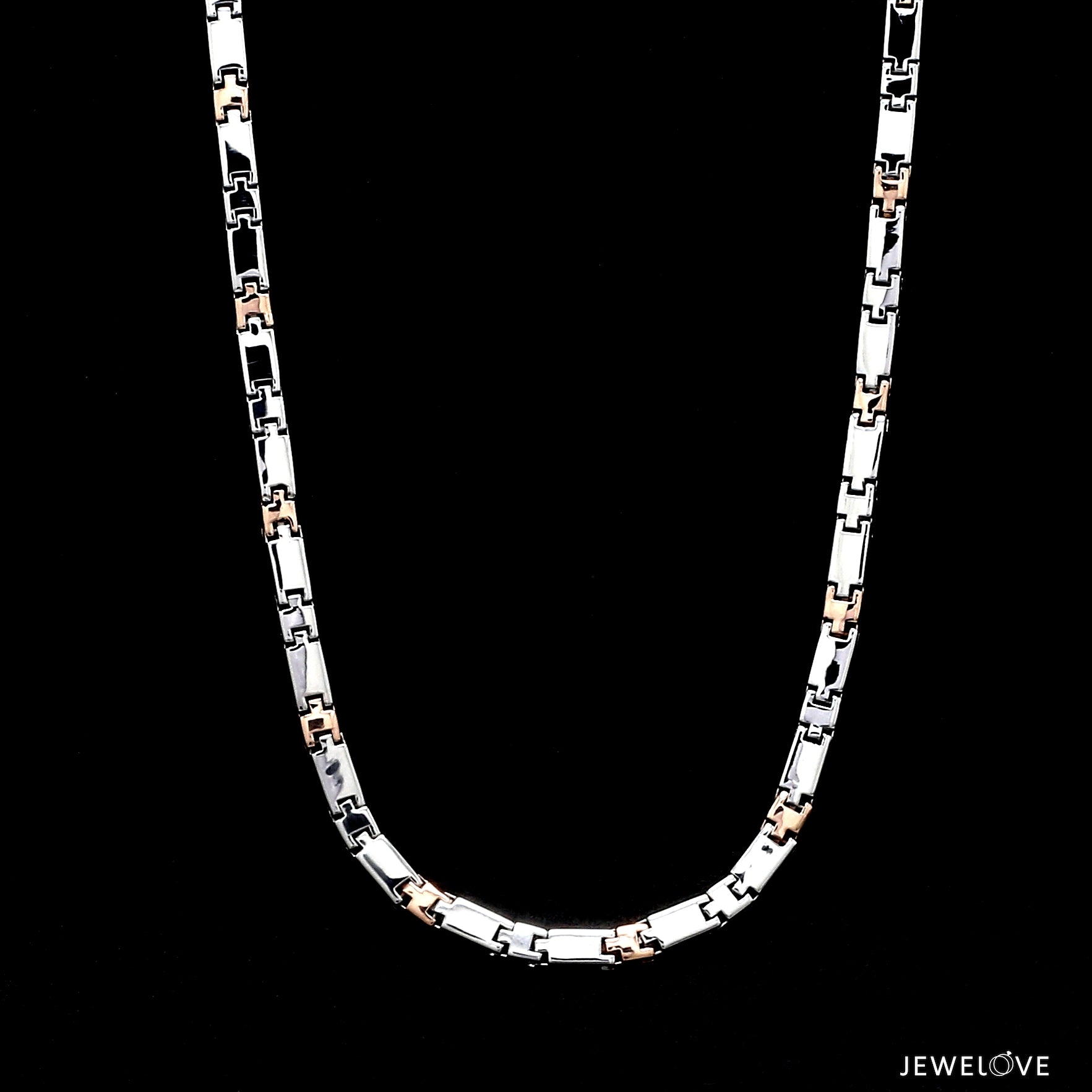 Men of Platinum | 3.5mm Hi-Polish Rose Gold Heavy Chain for Men JL PT CH 1334