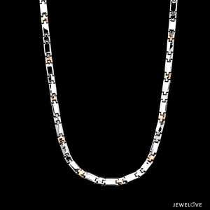 Men of Platinum | 3.5mm Hi-Polish Rose Gold Heavy Chain for Men JL PT CH 1334