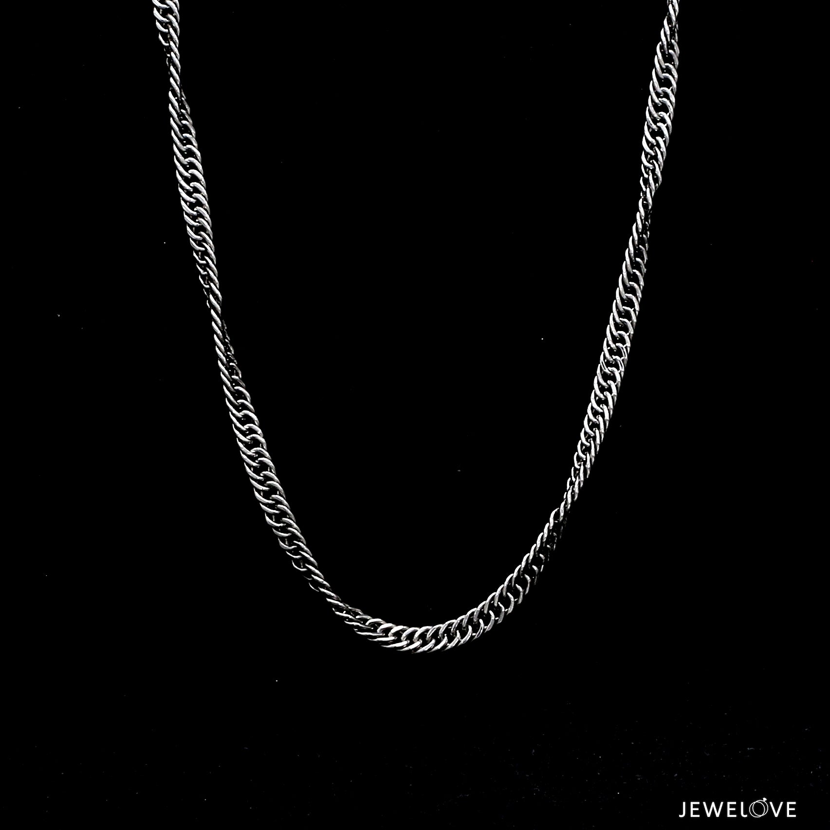 3.25mm Japanese Platinum Twisted Chain JL PT CH 1339