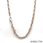 Load image into Gallery viewer, 4.25mm Platinum Rose Gold Link Chain for Men JL PT CH 1350
