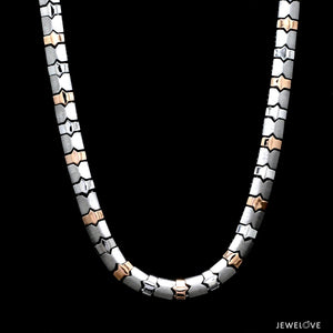 Men of Platinum | 6mm Platinum Rose Gold Heavy Chain for Men JL PT CH 1352