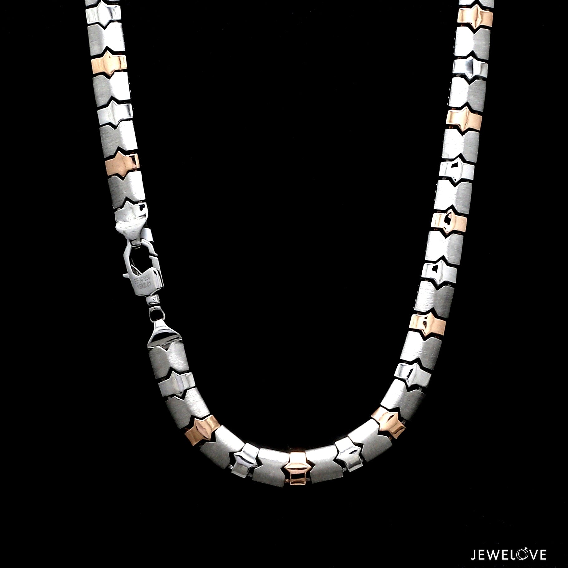 Men of Platinum | 6mm Platinum Rose Gold Heavy Chain for Men JL PT CH 1352