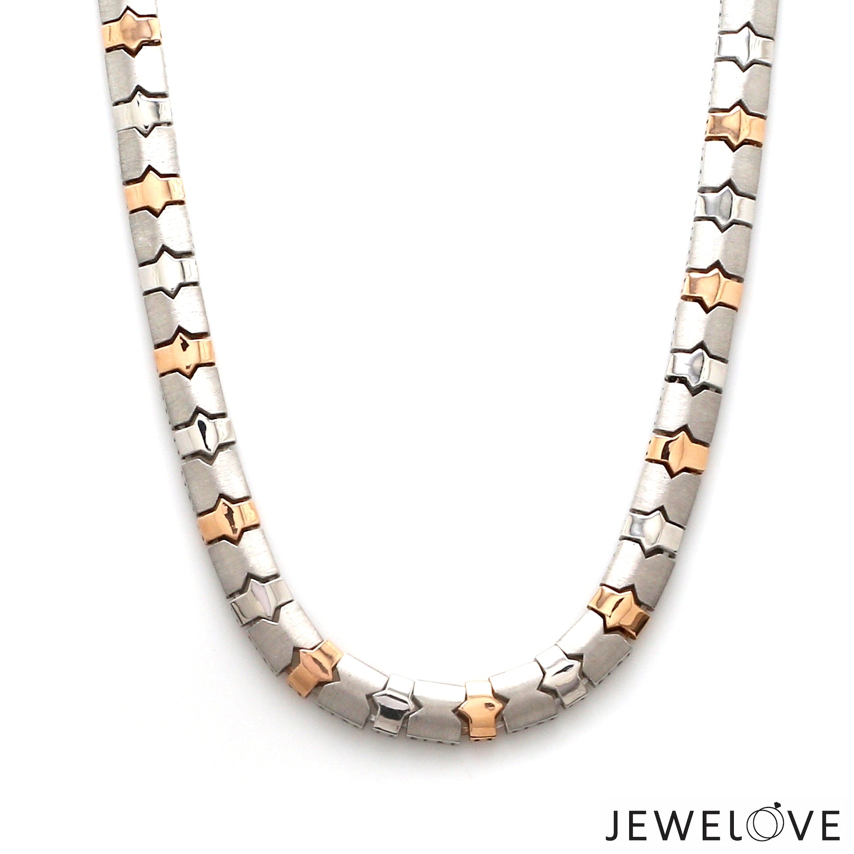 Men of Platinum | 6mm Platinum Rose Gold Heavy Chain for Men JL PT CH 1352
