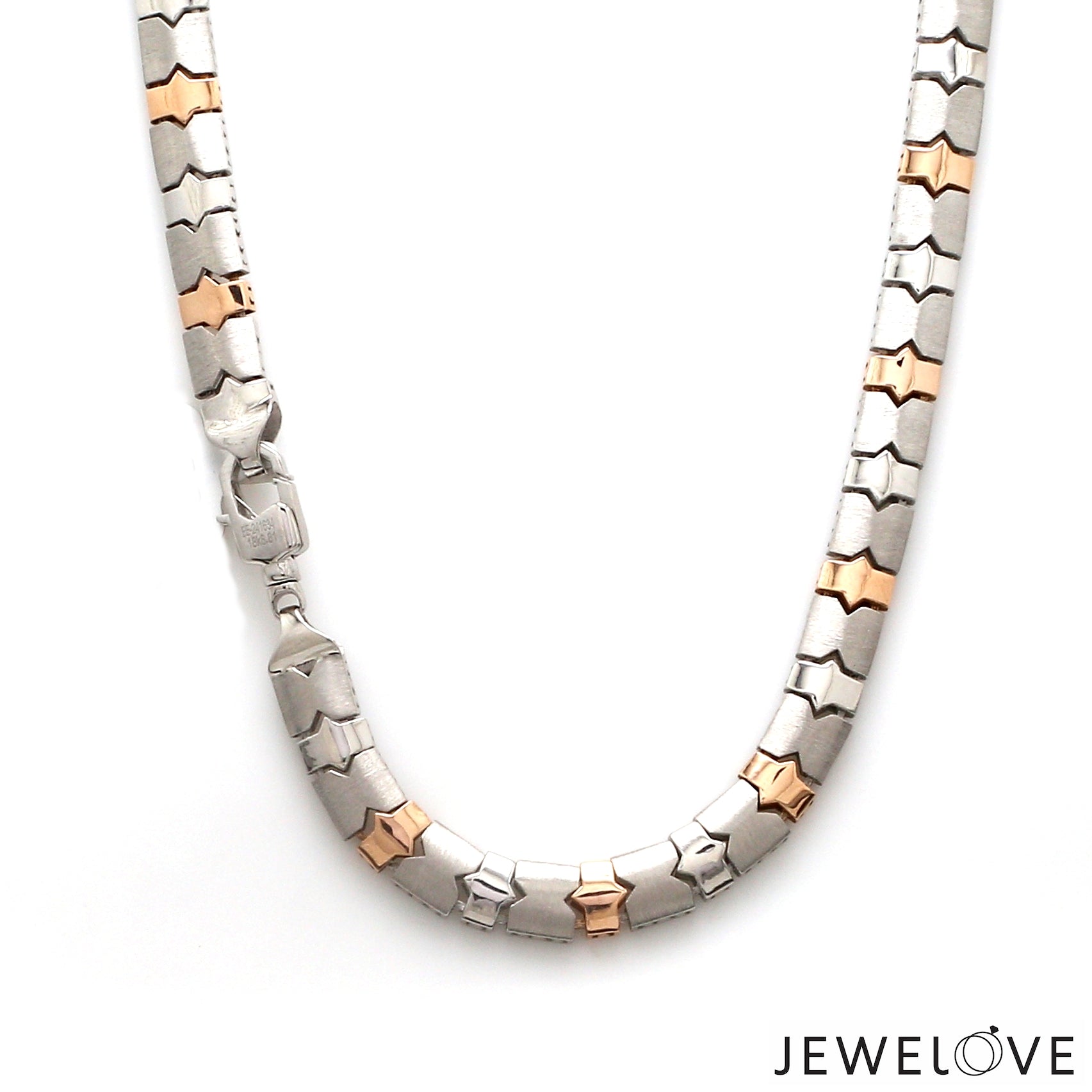 Men of Platinum | 6mm Platinum Rose Gold Heavy Chain for Men JL PT CH 1352