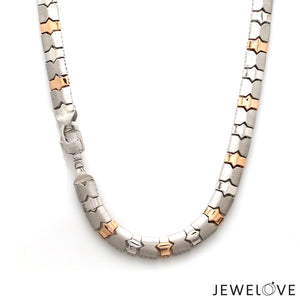 Men of Platinum | 6mm Platinum Rose Gold Heavy Chain for Men JL PT CH 1352
