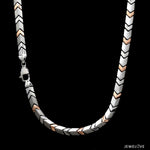 Load image into Gallery viewer, Men of Platinum | 5mm Platinum Rose Gold Chain for Men JL PT CH 1354
