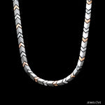 Load image into Gallery viewer, Men of Platinum | 5mm Platinum Rose Gold Chain for Men JL PT CH 1354
