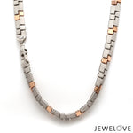 Load image into Gallery viewer, Men of Platinum | 6.5mm Platinum Rose Gold Heavy Chain for Men JL PT CH 1355
