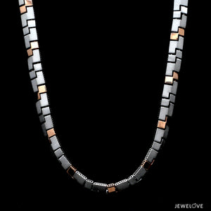 Men of Platinum | 6.5mm Platinum Rose Gold Heavy Chain for Men JL PT CH 1355