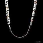Load image into Gallery viewer, Men of Platinum | 6.5mm Platinum Rose Gold Heavy Chain for Men JL PT CH 1355

