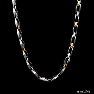 Men of Platinum | 5.5mm Platinum Rose Gold Heavy Chain for Men JL PT CH 1356