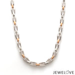 Load image into Gallery viewer, Men of Platinum | 5.5mm Platinum Rose Gold Heavy Chain for Men JL PT CH 1356
