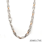 Load image into Gallery viewer, Men of Platinum | 5.5mm Platinum Rose Gold Heavy Chain for Men JL PT CH 1356
