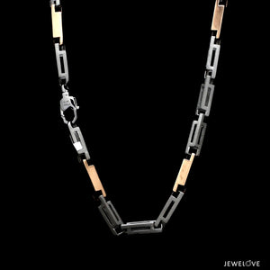 Men of Platinum | 3.75mm Platinum Rose Gold Chain for Men JL PT CH 1359