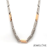 Load image into Gallery viewer, Men of Platinum | 3.75mm Platinum Rose Gold Chain for Men JL PT CH 1359
