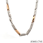 Load image into Gallery viewer, Men of Platinum | 3.75mm Platinum Rose Gold Chain for Men JL PT CH 1359

