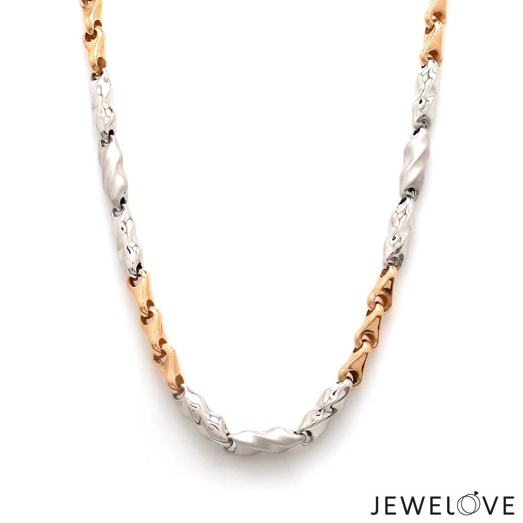 Men of Platinum | 4.25mm Platinum Rose Gold Chain for Men JL PT CH 1360