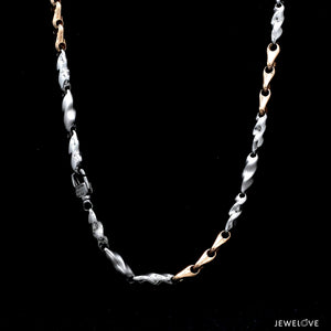 Men of Platinum | 4.25mm Platinum Rose Gold Chain for Men JL PT CH 1360