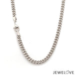 Load image into Gallery viewer, Men of Platinum | 4.5mm Platinum Curb Chain for Men JL PT CH 737-B
