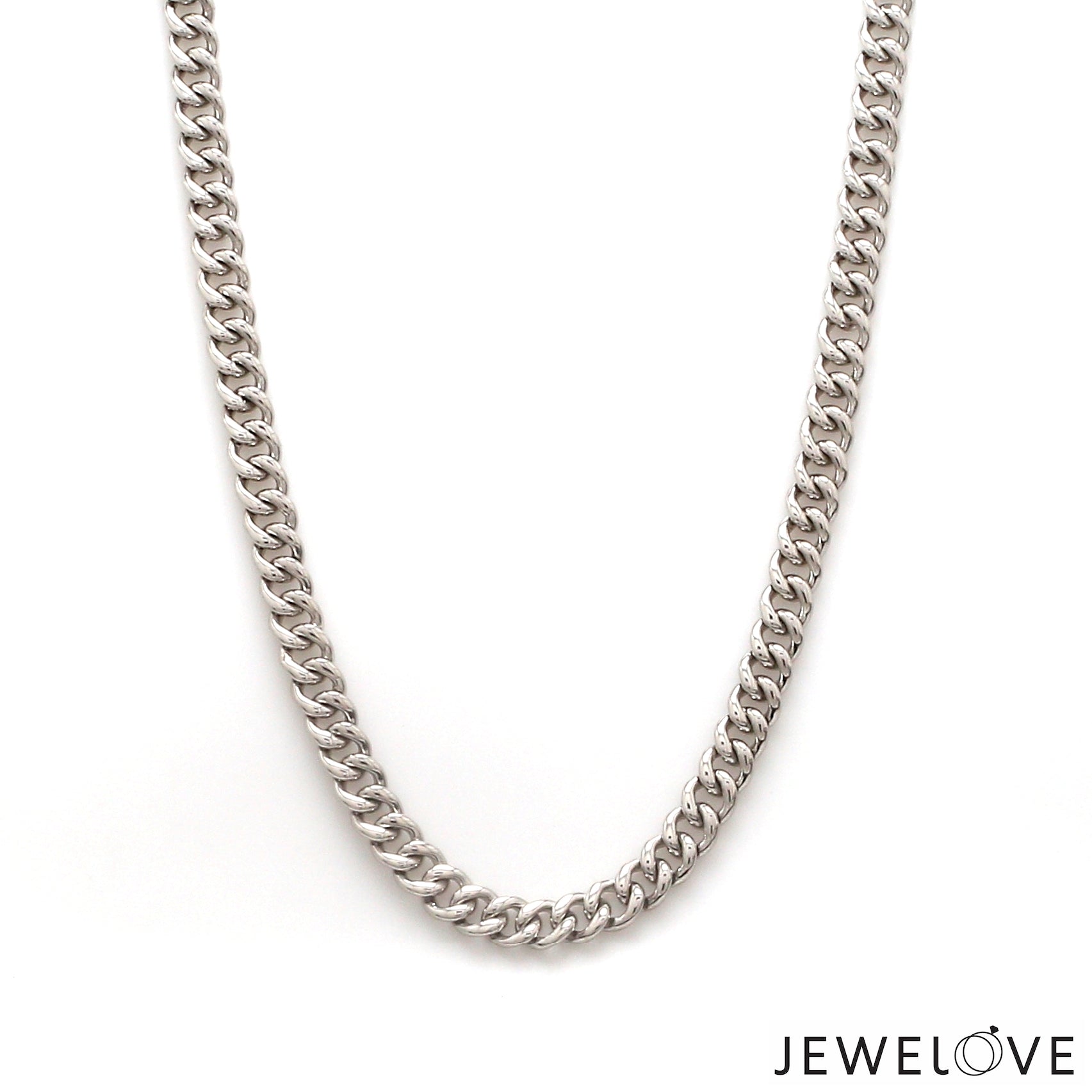 Men of Platinum | 4.5mm Platinum Curb Chain for Men JL PT CH 737-B