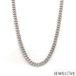 Load image into Gallery viewer, Men of Platinum | 4.5mm Platinum Curb Chain for Men JL PT CH 737-B
