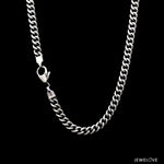 Load image into Gallery viewer, Men of Platinum | 4.5mm Platinum Curb Chain for Men JL PT CH 737-B
