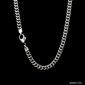 Men of Platinum | 4.5mm Platinum Curb Chain for Men JL PT CH 737-B