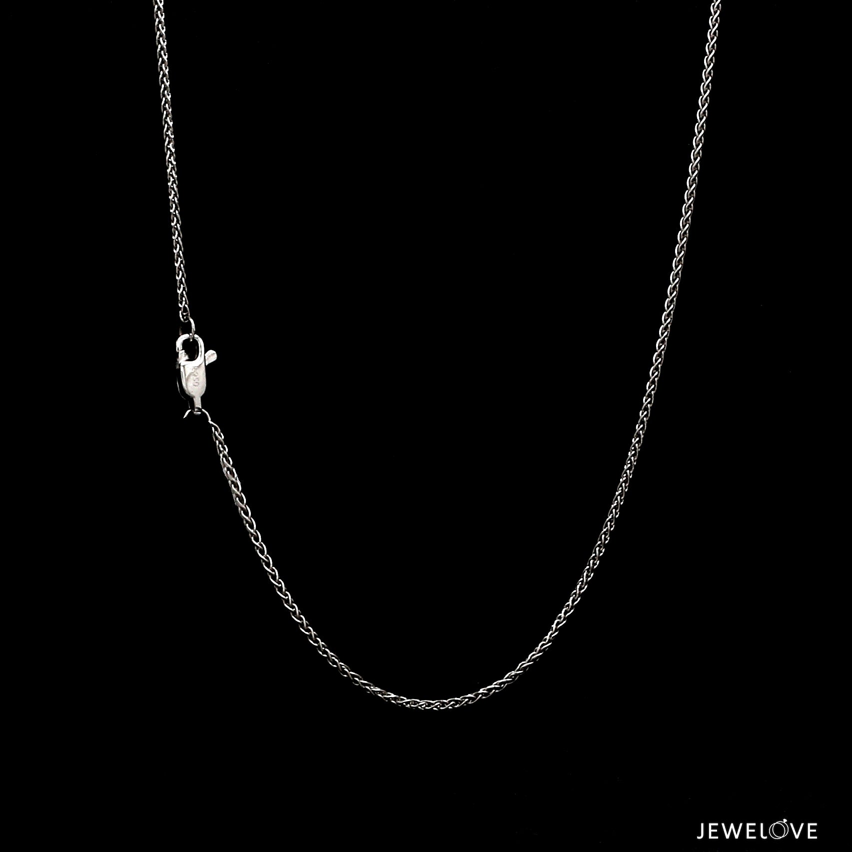 Platinum Rose Gold Necklace for Women JL PT CH 1365