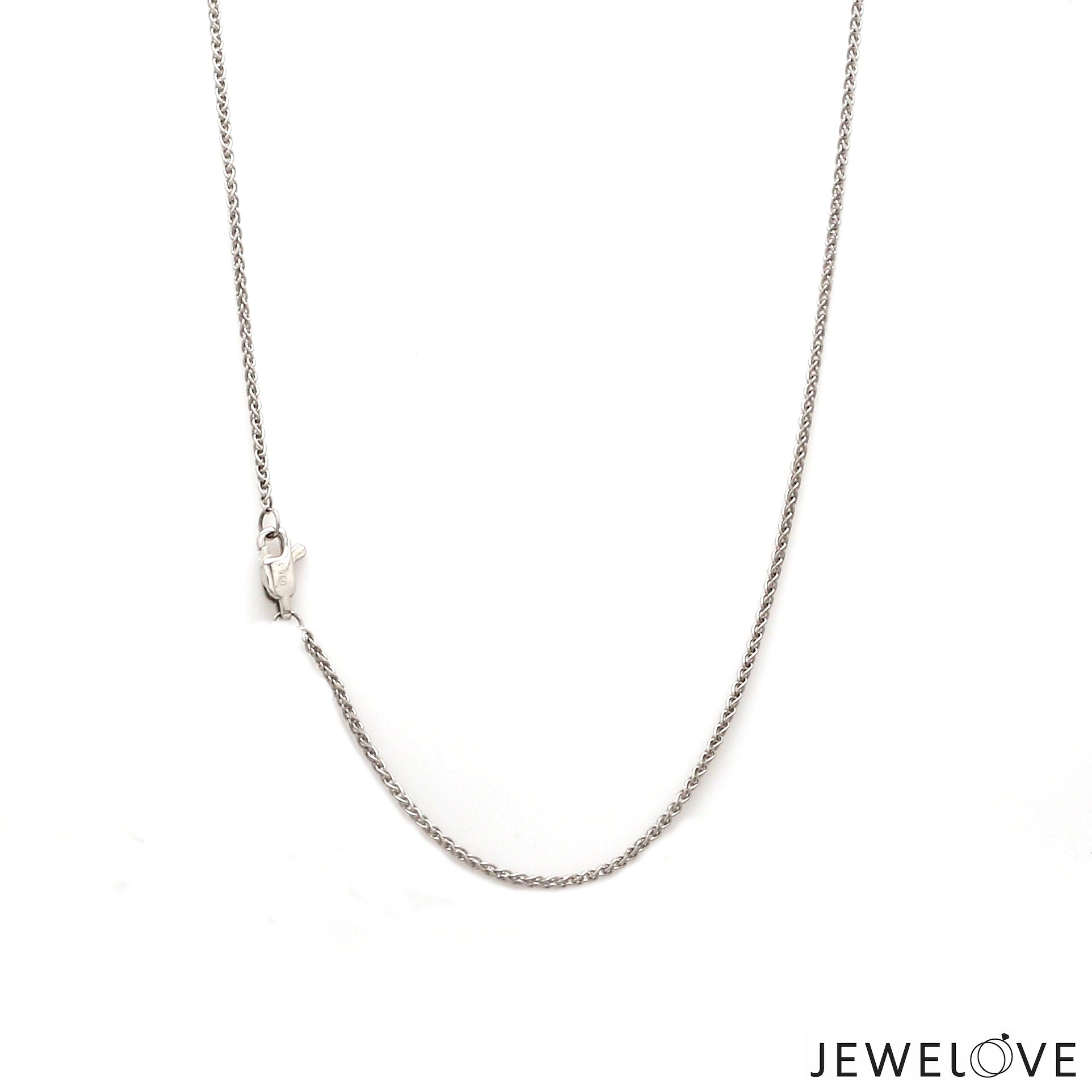 Platinum Rose Gold Necklace for Women JL PT CH 1365