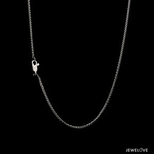 Platinum Rose Gold Necklace for Women JL PT CH 1365