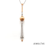 Load image into Gallery viewer, Platinum Rose Gold Necklace for Women JL PT CH 1365
