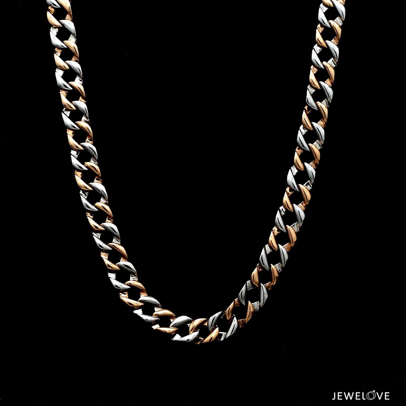 Men of Platinum | 5.75mm Platinum Rose Gold Chain for Men JL PT CH 1370