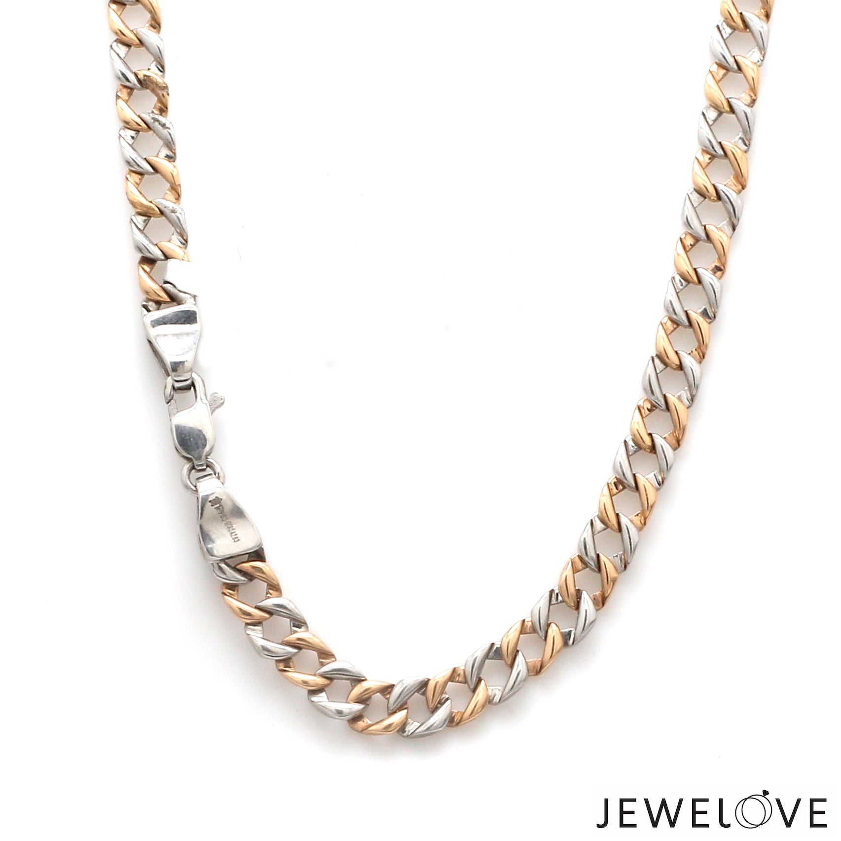 Men of Platinum | 5.75mm Platinum Rose Gold Chain for Men JL PT CH 1370
