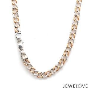 Men of Platinum | 5.75mm Platinum Rose Gold Chain for Men JL PT CH 1370