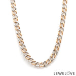 Load image into Gallery viewer, Men of Platinum | 5.75mm Platinum Rose Gold Chain for Men JL PT CH 1370
