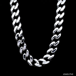 Men of Platinum | 11.5mm Platinum Double Side Heavy Chain for Men JL PT CH 1382