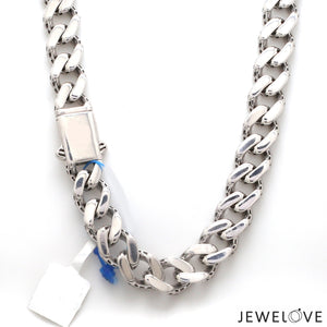 Men of Platinum | 11.5mm Platinum Double Side Heavy Chain for Men JL PT CH 1382