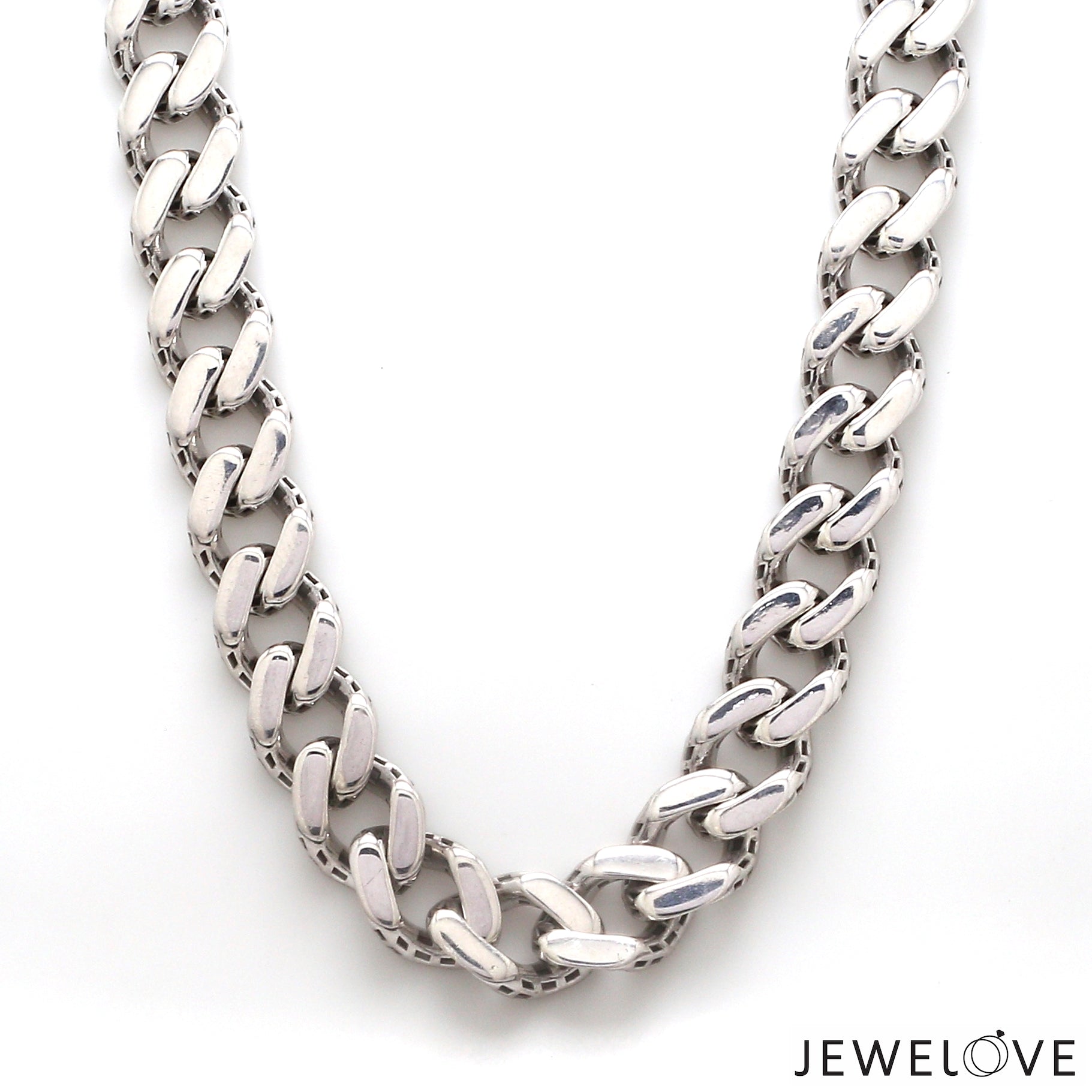 Men of Platinum | 11.5mm Platinum Double Side Heavy Chain for Men JL PT CH 1382