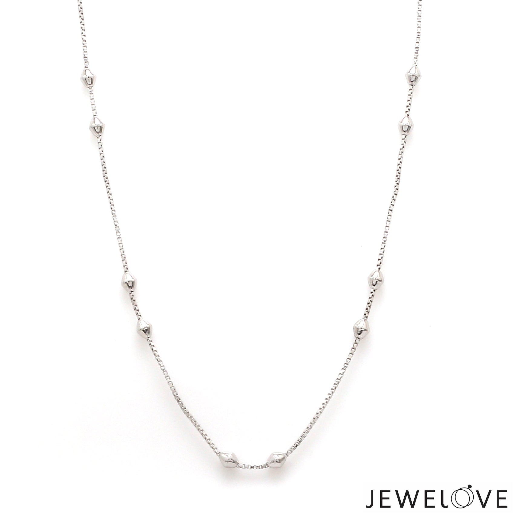 Platinum Necklace Chain for Women JL PT CH 1387