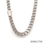 Load image into Gallery viewer, Men of Platinum | 7.75mm Platinum Cuban Chain with Brush Finish for Men JL PT CH 1399
