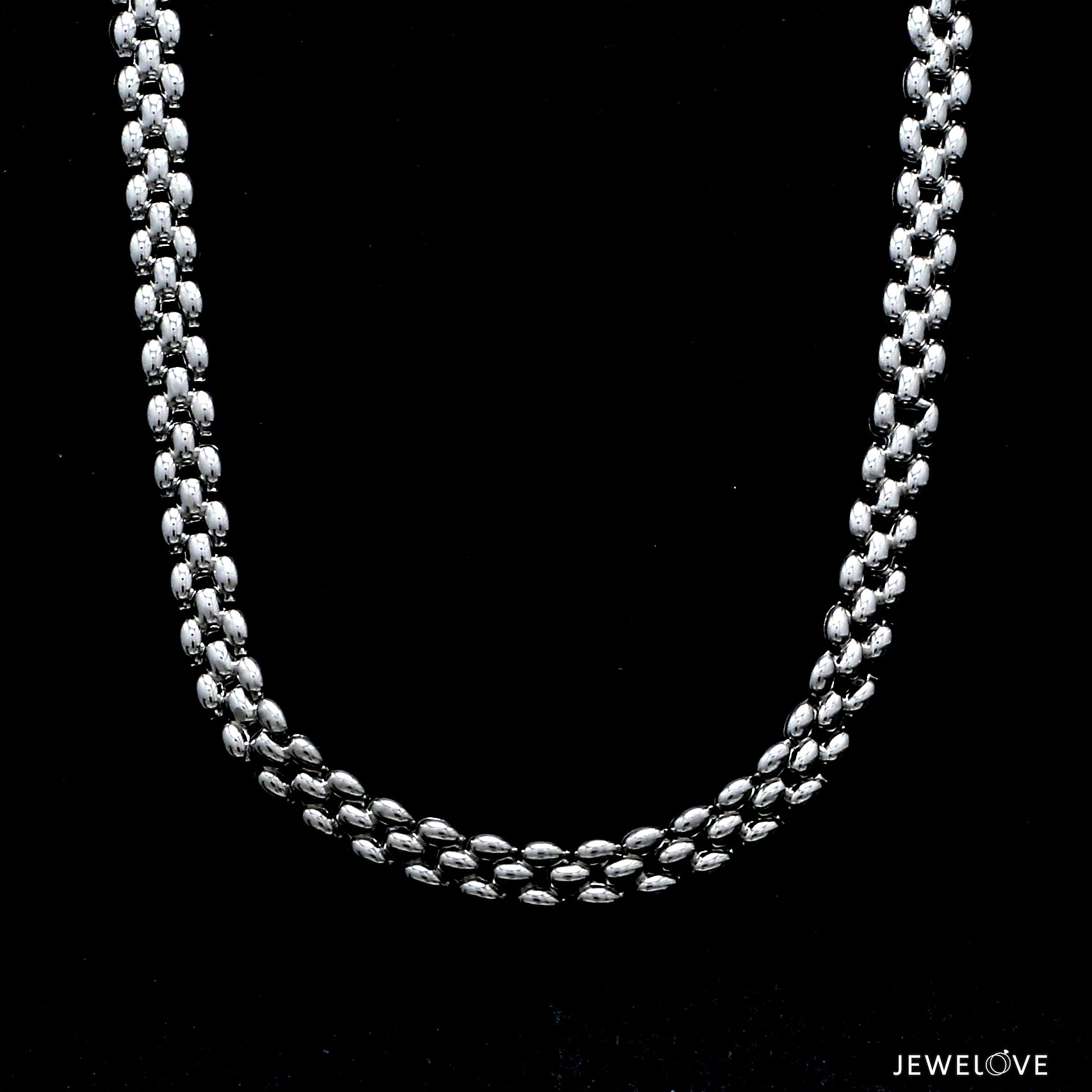 6mm Japanese Platinum Double Side Chain for Men JL PT CH 1401