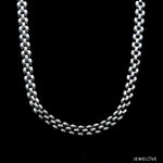 Load image into Gallery viewer, 6mm Japanese Platinum Double Side Chain for Men JL PT CH 1401
