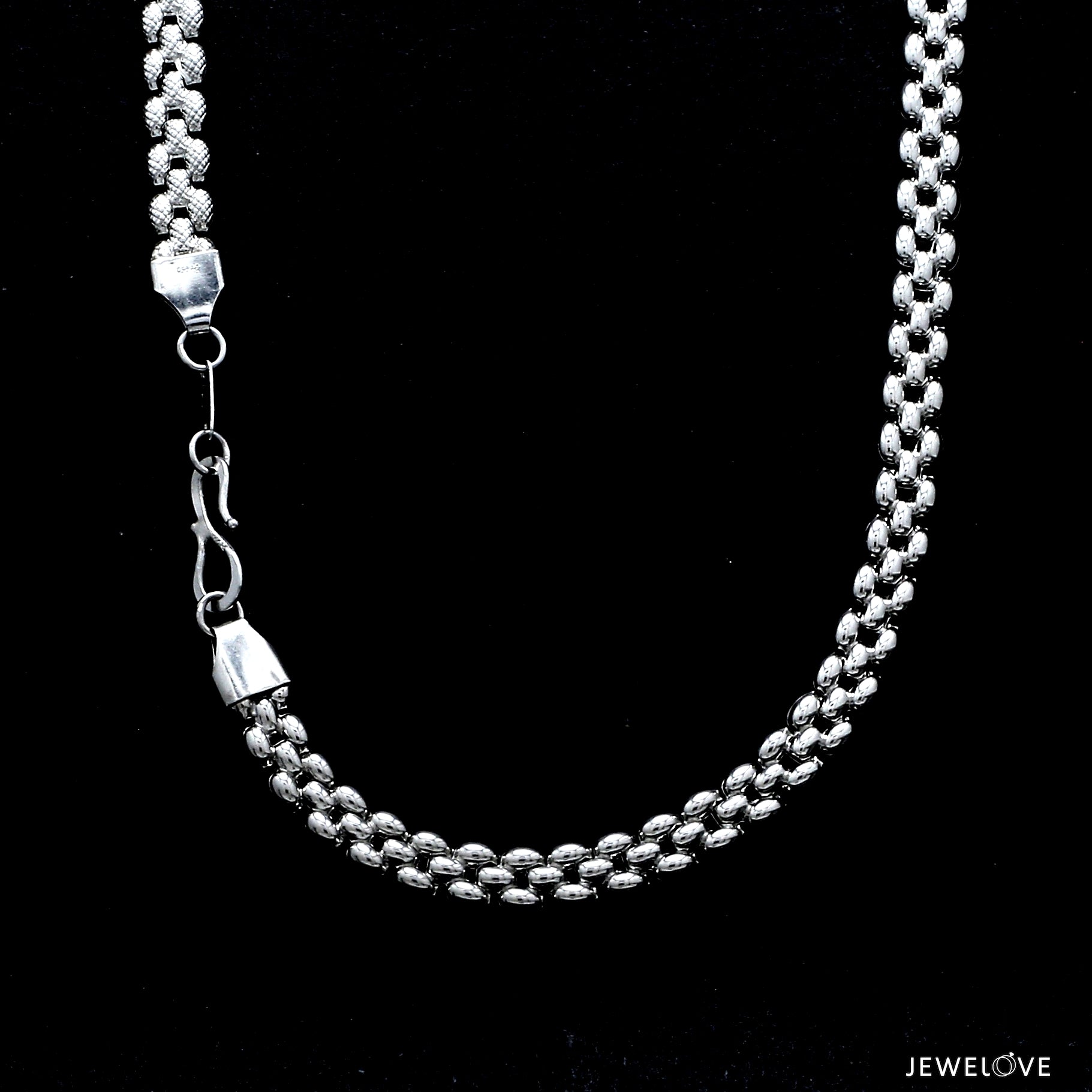6mm Japanese Platinum Double Side Chain for Men JL PT CH 1401