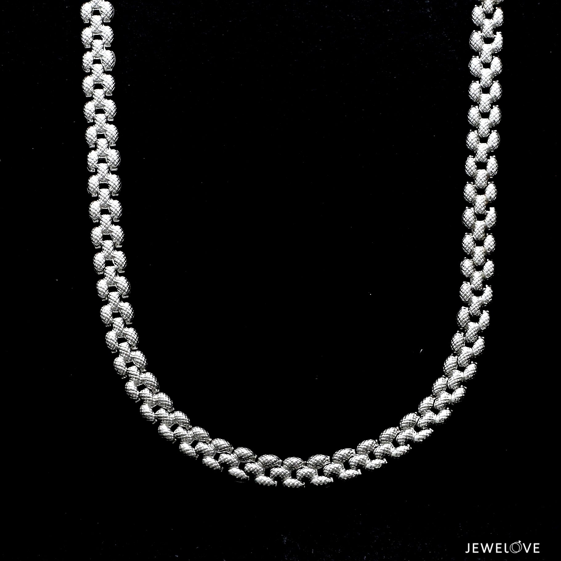 6mm Japanese Platinum Double Side Chain for Men JL PT CH 1401
