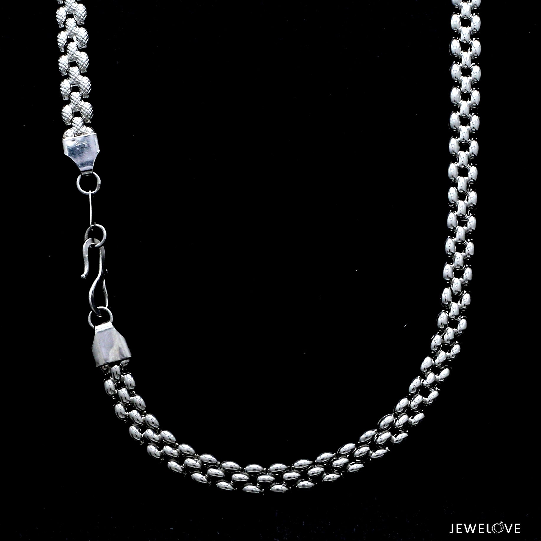6mm Japanese Platinum Double Side Chain for Men JL PT CH 1401